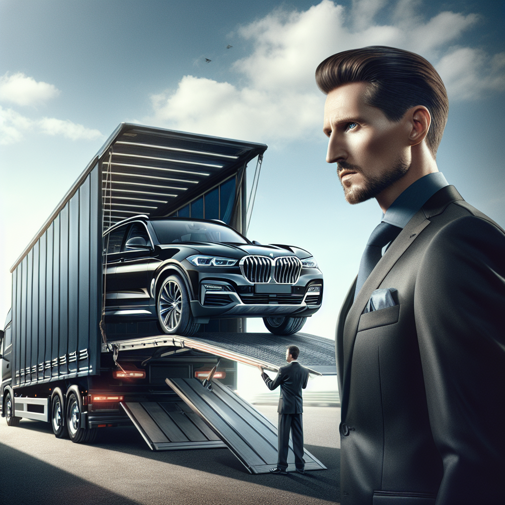 Efficient vehicle shipping at a busy port with cars loaded onto a shipping vessel.