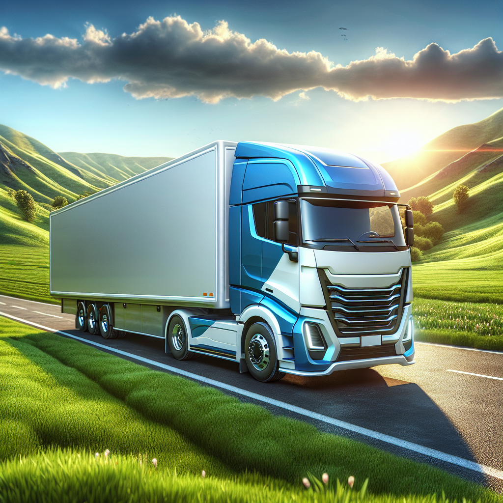 A modern auto transport truck on a highway transporting cars, signifying dependable auto delivery.