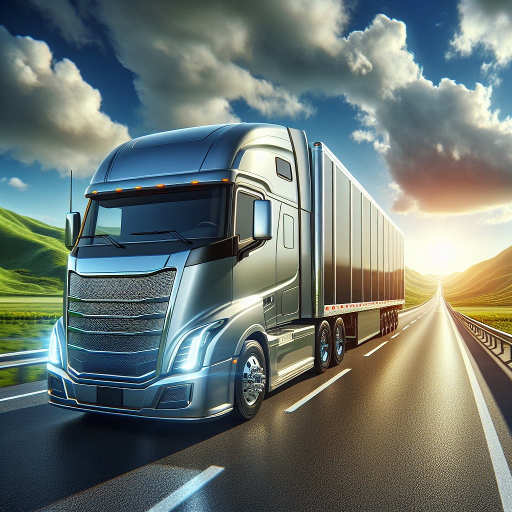 Logistics hub for auto delivery services with vehicle carriers lined up under warm lighting.