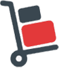 Up to 100lbs of personal belongings can be shipped in vehicle