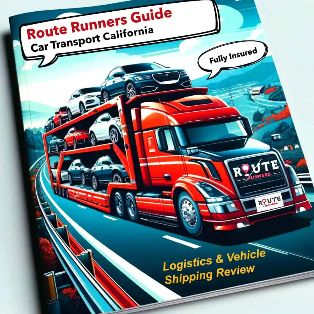 Cover of California Car Shipping Magazine by Route Runners Auto Transport